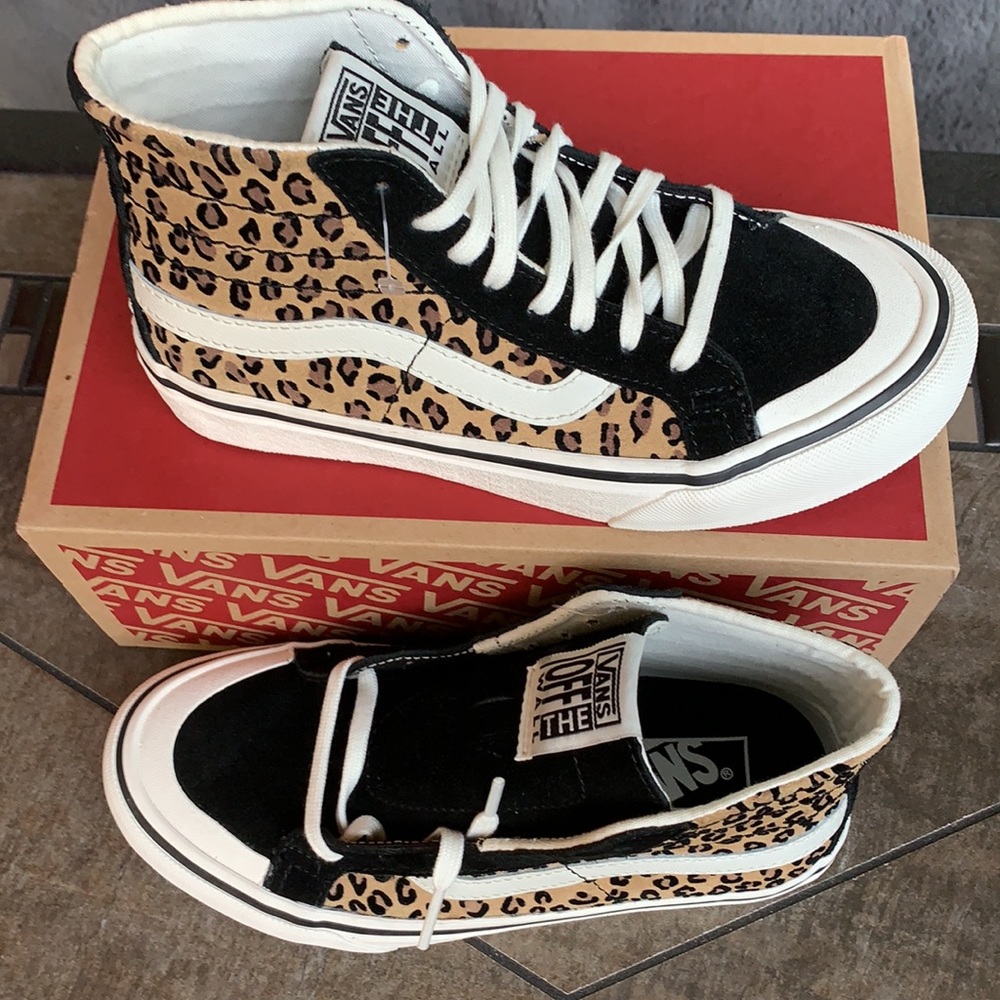 VANS SI8-HI 138 DECON MINI LEOPARD Sde/Marshmlw WM - Picture 4 of 16